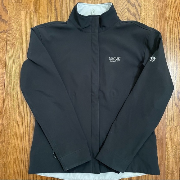 Mountain Hard Wear Windstopper Softshell Black Jacket Women's Size Large - Picture 1 of 12